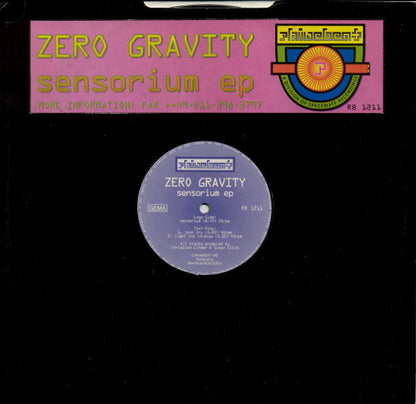 Zero Gravity : Sensorium EP (12", EP)