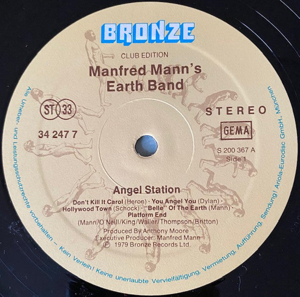 Manfred Mann's Earth Band : Angel Station (LP, Album, Club)