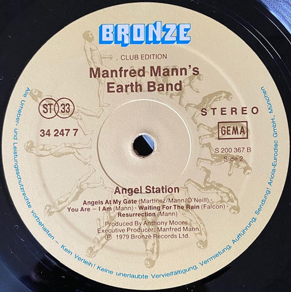 Manfred Mann's Earth Band : Angel Station (LP, Album, Club)