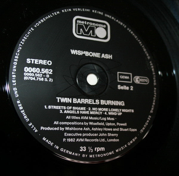 Wishbone Ash : Twin Barrels Burning (LP, Album)