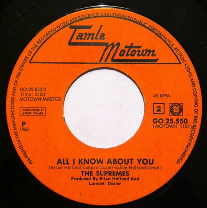 The Supremes : The Happening (7", Single)