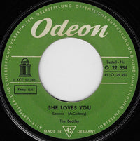 The Beatles : She Loves You (7", Single, Mono)