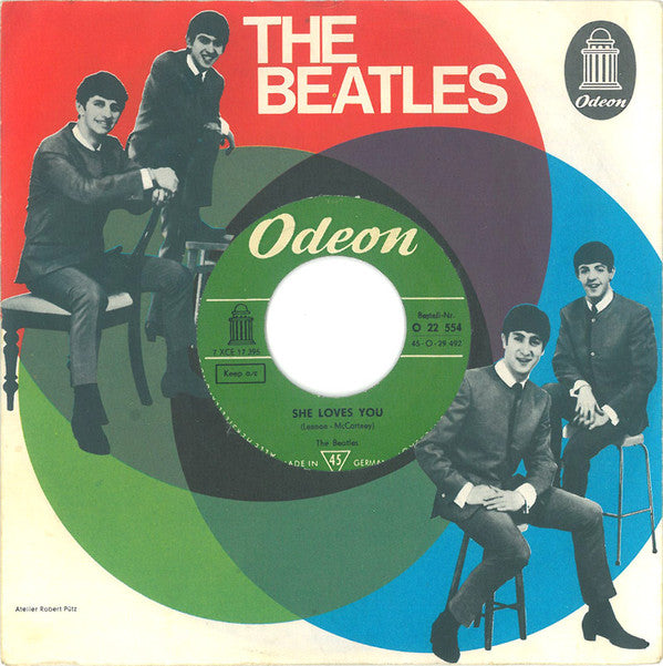 The Beatles : She Loves You (7", Single, Mono)