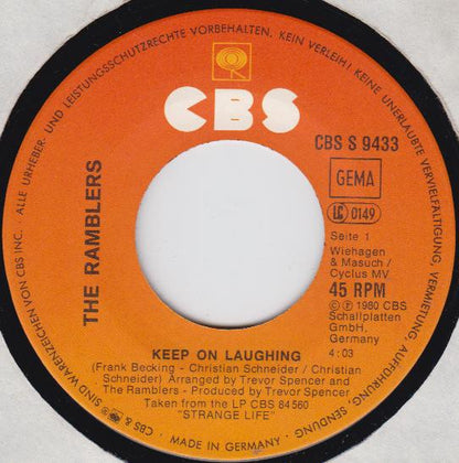 The Ramblers* : Keep On Laughing (7", Single)