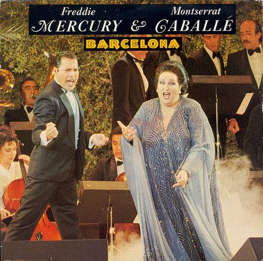 Freddie Mercury & Montserrat Caballé : Barcelona (7", Single, Gat)