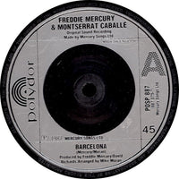 Freddie Mercury & Montserrat Caballé : Barcelona (7", Single, Gat)