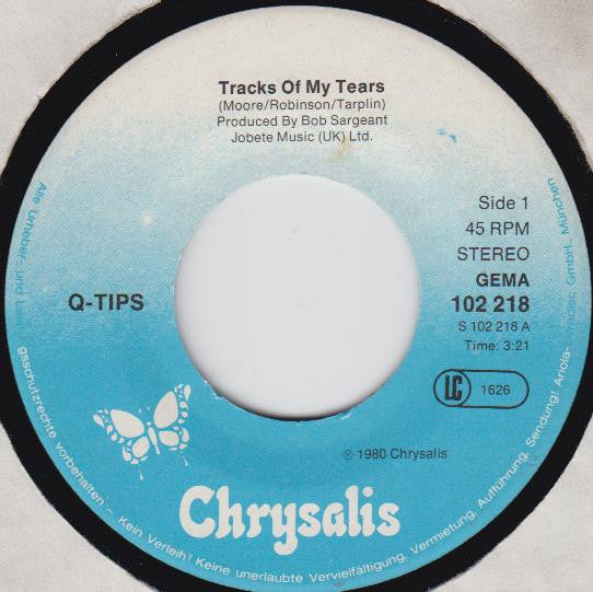 Q-Tips* : Tracks Of My Tears (7", Single)