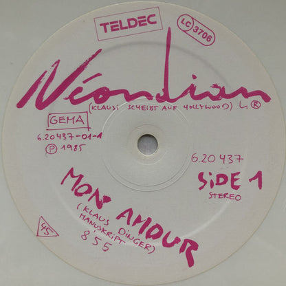 Néondian (Klausi Scheißt Auf Hollywood) : Mon Amour (12", Maxi)