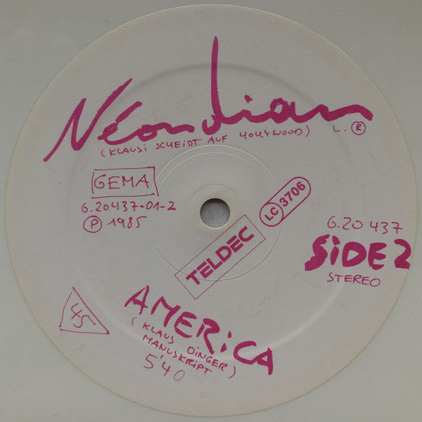 Néondian (Klausi Scheißt Auf Hollywood) : Mon Amour (12", Maxi)