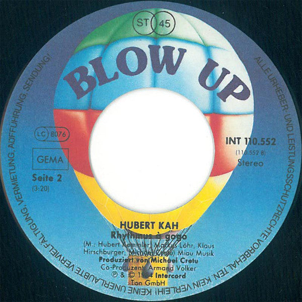 Hubert Kah : Engel 07 (7", Single)