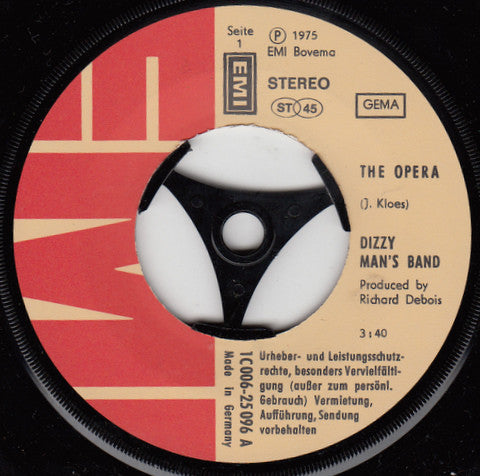 Dizzy Man's Band : The Opera (7", Single)