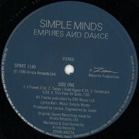 Simple Minds : Empires And Dance (LP, Album, RP)