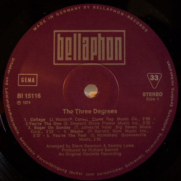 The Three Degrees : The Three Degrees (LP, Album)