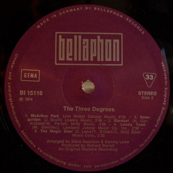 The Three Degrees : The Three Degrees (LP, Album)