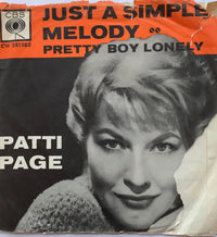 Patti Page : Just A Simple Melody / Pretty Boy Lonely (7", Single)