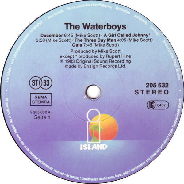 The Waterboys : The Waterboys (LP, Album)