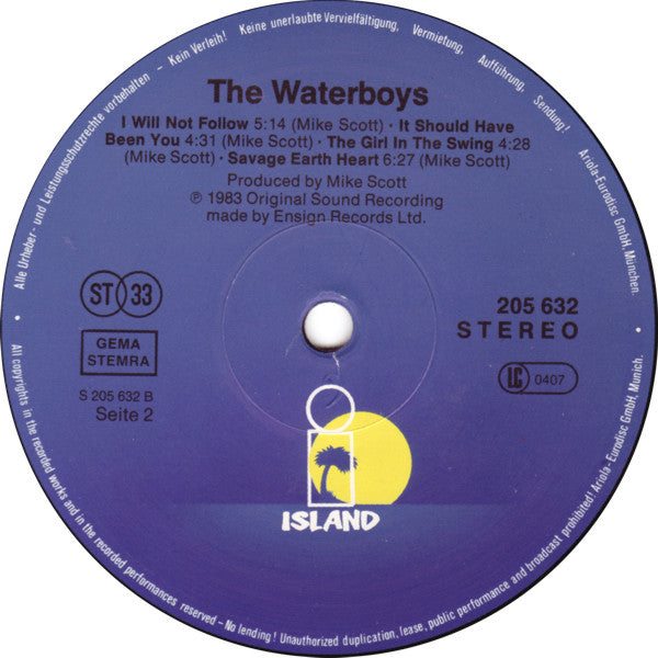 The Waterboys : The Waterboys (LP, Album)