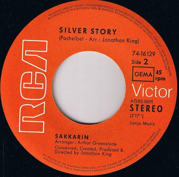 Sakkarin : Silver Canon / Silver Story (7", Single)