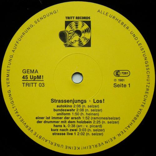Strassenjungs : Los! (LP, Album)