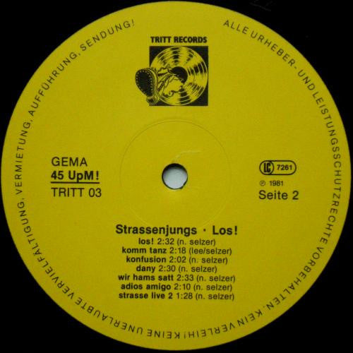 Strassenjungs : Los! (LP, Album)