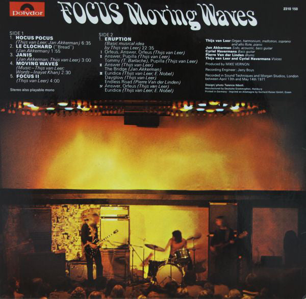 Focus (2) : Moving Waves (LP, Album)