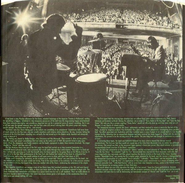 Doors* : Alive, She Cried (LP, Album)