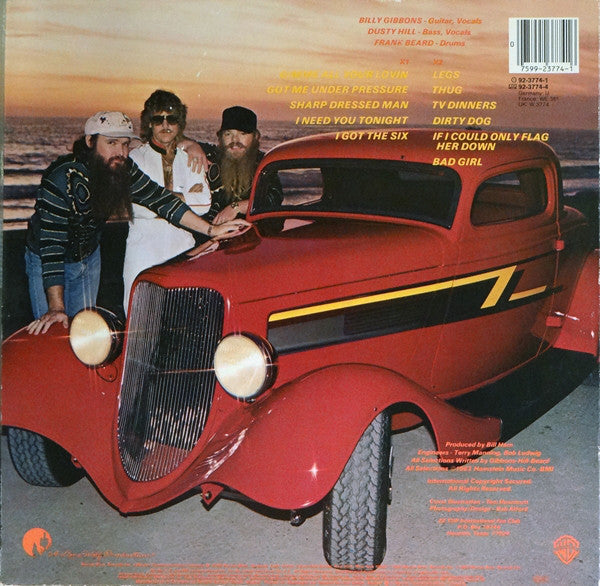 ZZ Top : Eliminator (LP, Album, RSA)