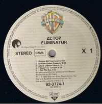 ZZ Top : Eliminator (LP, Album, RSA)