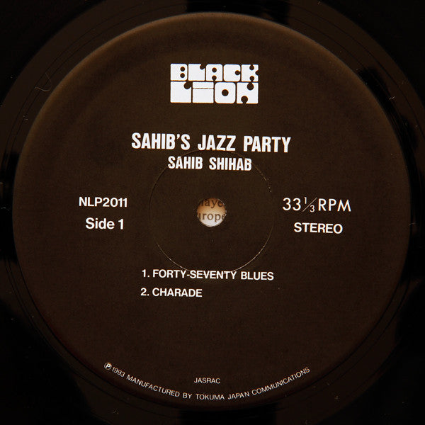 Sahib Shihab : Sahib's Jazz Party (LP, Album, RE)