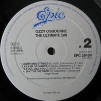 Ozzy Osbourne : The Ultimate Sin (LP, Album)