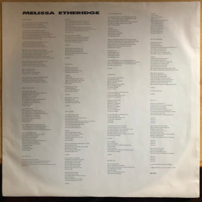 Melissa Etheridge : Melissa Etheridge (LP, Album)
