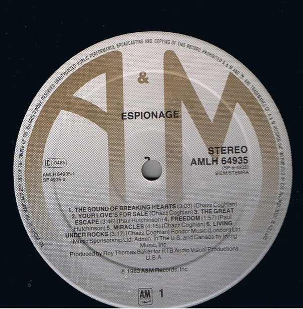 Espionage (4) : Espionage (LP, Album)