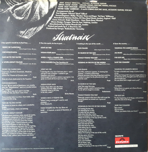Julie Driscoll, Brian Auger & The Trinity : Streetnoise (2xLP, Album)