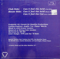 LX & Careem (3) Featuring Beat Patrol (3) : Can U Feel The Acid (12")