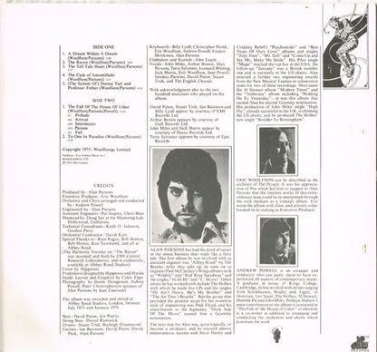 The Alan Parsons Project : Tales Of Mystery And Imagination - Edgar Allan Poe (LP, Album)