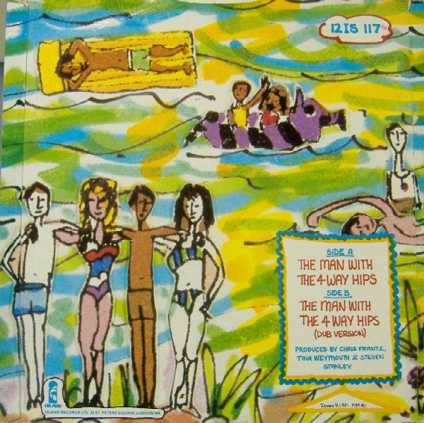 The Tom Tom Club* : The Man With The 4-Way Hips (12", Single)