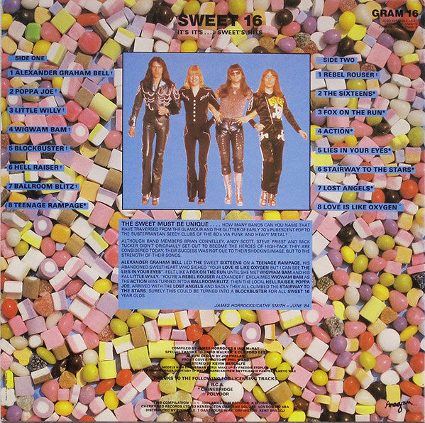 The Sweet : Sweet 16: It's It's....Sweet's Hits (LP, Comp)