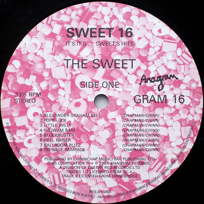 The Sweet : Sweet 16: It's It's....Sweet's Hits (LP, Comp)