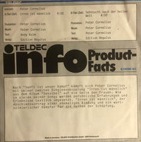 Peter Cornelius : Irren Ist Männlich (7", Single, Promo)