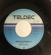 Peter Cornelius : Irren Ist Männlich (7", Single, Promo)