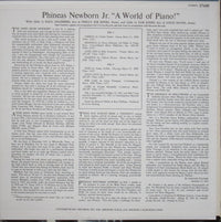 Phineas Newborn Jr. : A World Of Piano ! (LP, Album, RP)