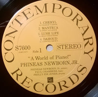 Phineas Newborn Jr. : A World Of Piano ! (LP, Album, RP)