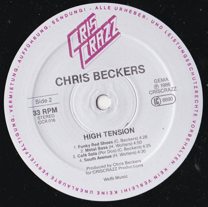 Chris Beckers : High Tension (LP, Album)