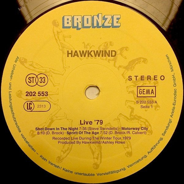 Hawkwind : Live Seventy Nine (LP, Album)