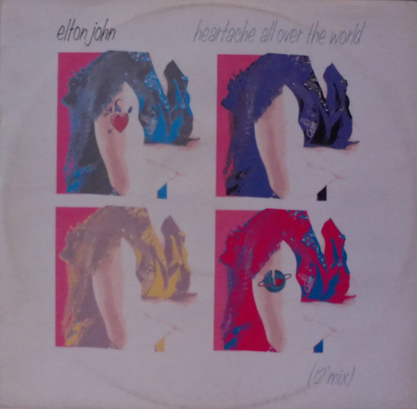 Elton John : Heartache All Over The World (12", EP)