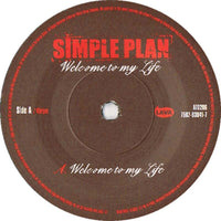 Simple Plan : Welcome To My Life (7", Single)