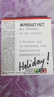 Madonna : Holiday (7", Single)