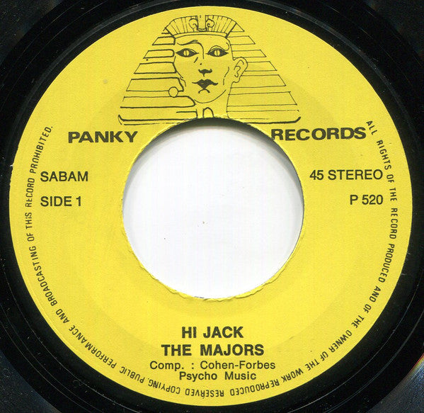 The Majors (2) : Hi Jack / Dance, Dance, Dance (7")