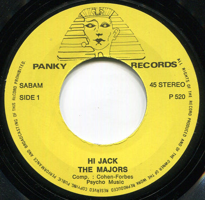 The Majors (2) : Hi Jack / Dance, Dance, Dance (7")