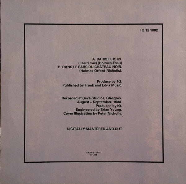 IQ (7) : Barbell Is In (12")